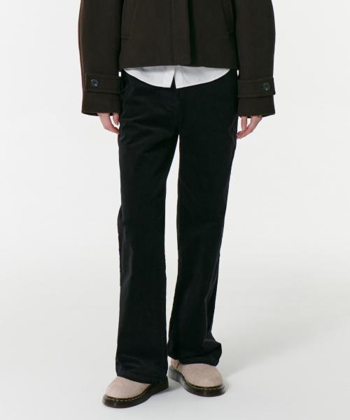 무신사 스탠다드 우먼(MUSINSA STANDARD WOMAN)  우먼즈 스트레이트 코듀로이 팬츠 [블랙] - 사이즈 & 후기 | 무신사