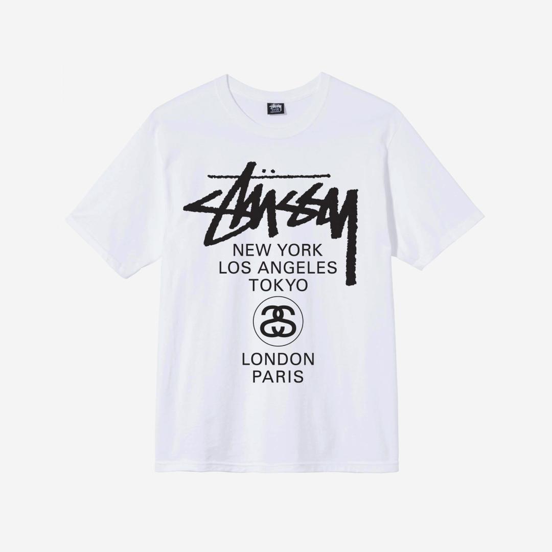 Stussy World Tour T-Shirt White 2021