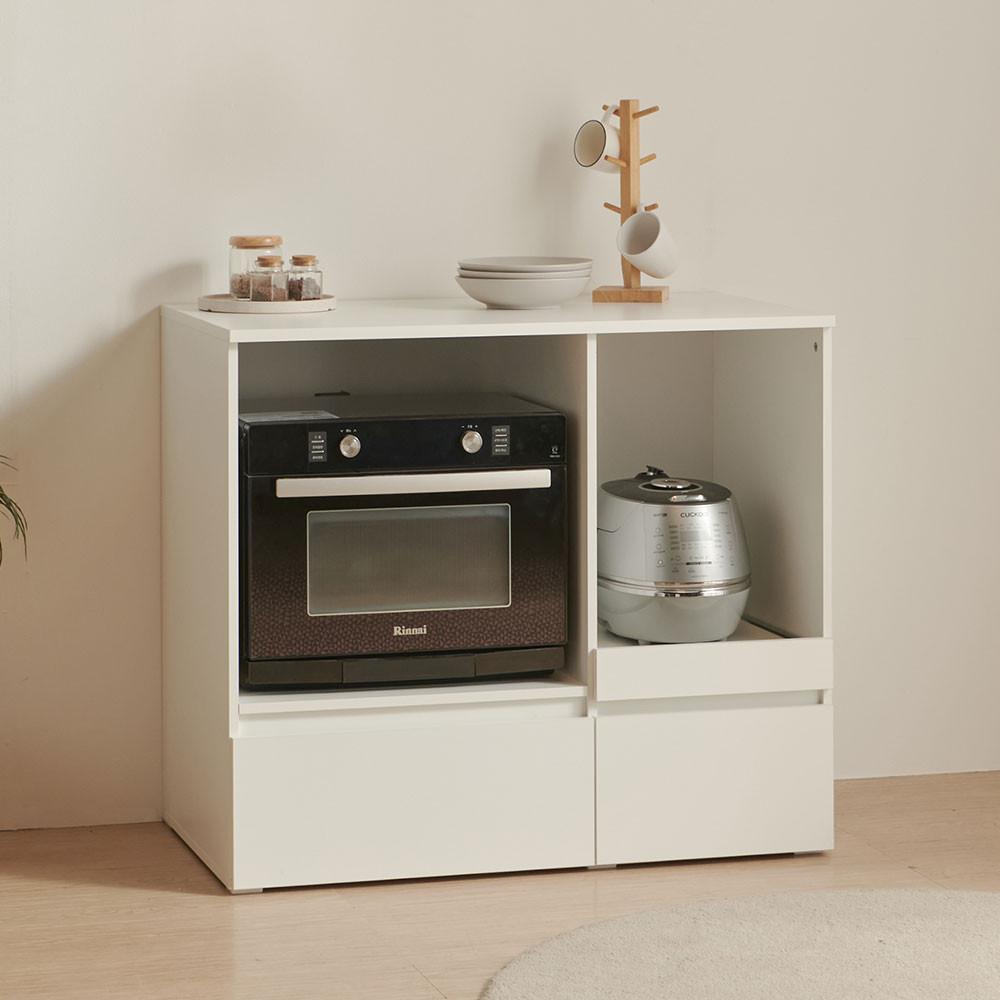 리올 광파 오븐렌지대 수납장 1000 도어형 오픈형 선반장 오븐장 주방 공간 가구 다용도