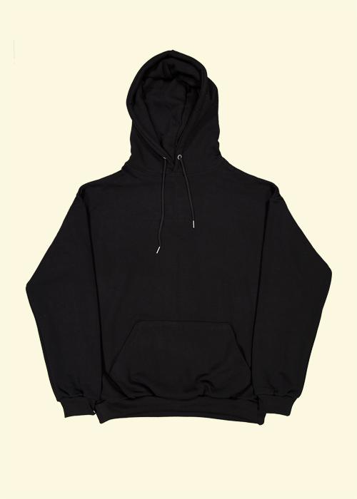 베이직 쭈리 후드티 / black