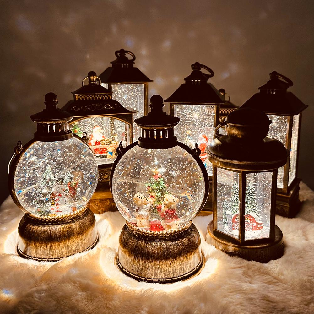 트윙클 램프 스노우볼 홀리데이 오르골 무드등 장식 소품 4type