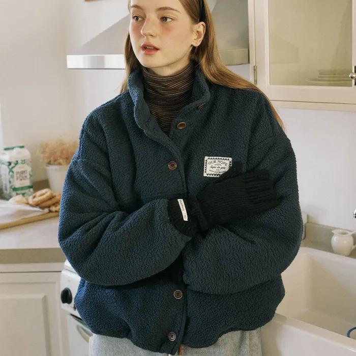 Hope Vintage Shearing Jumper - Navy