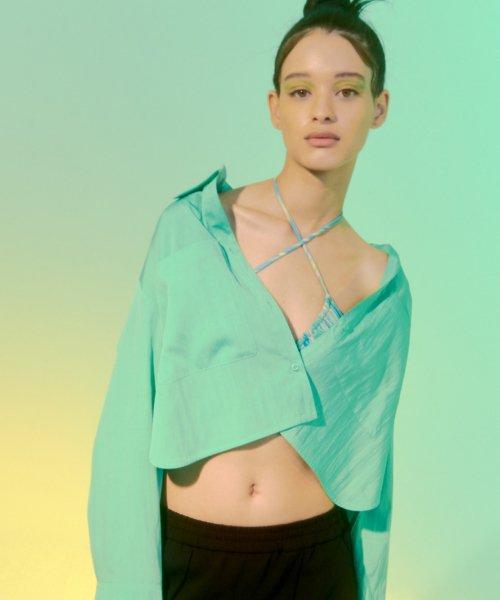JADE CROPPED SHIRT