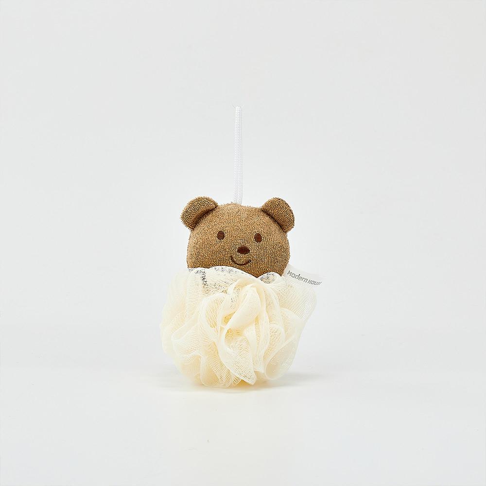 버블버블 곰돌이 샤워퍼프