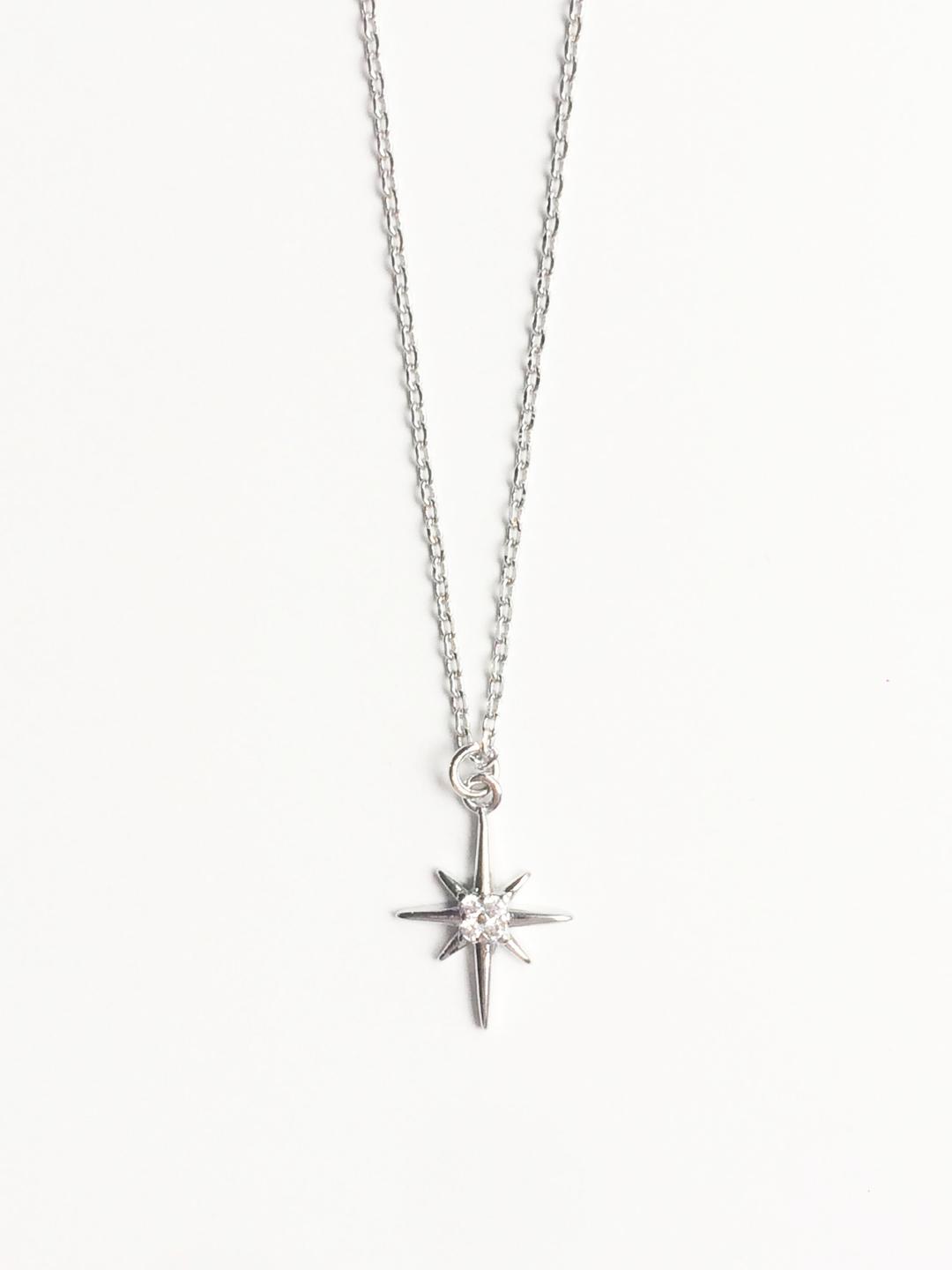 white twinkle necklace