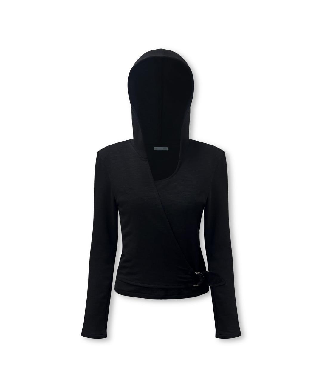 F/NO.12 BELTED WRAP HOODIE