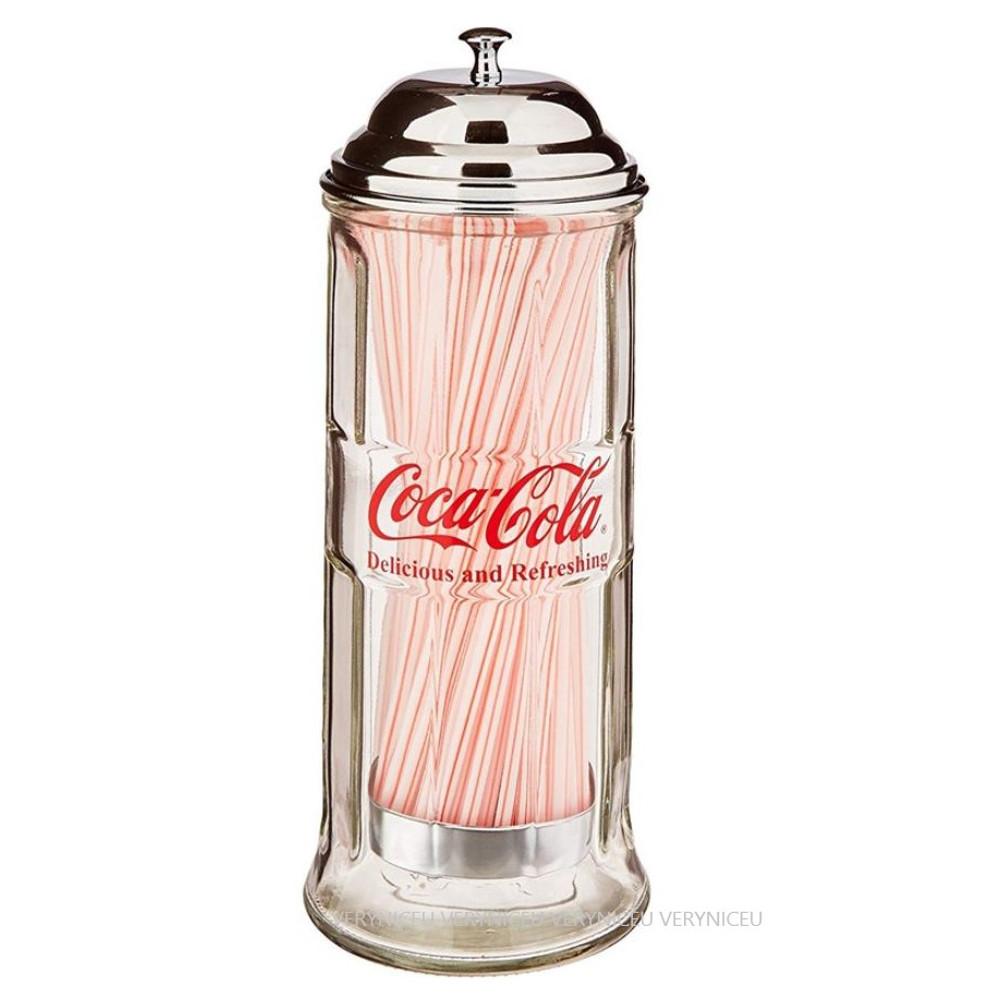 레트로 감성 코카콜라 뚜껑 유리병 보관함 카페 인테리어 소품 빈티지