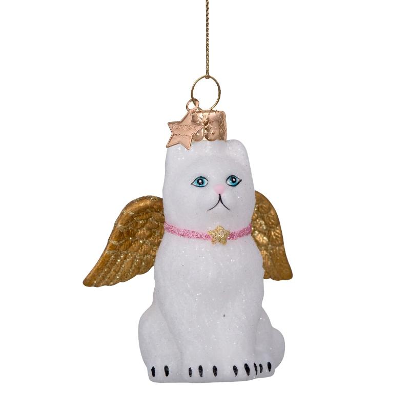 천사 고양이 오너먼트 VONDELS 본델스 H8cm 크리스마스 트리 장식