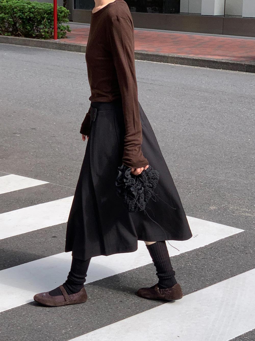 [리어스 제작] 모니카 스커트 (black)