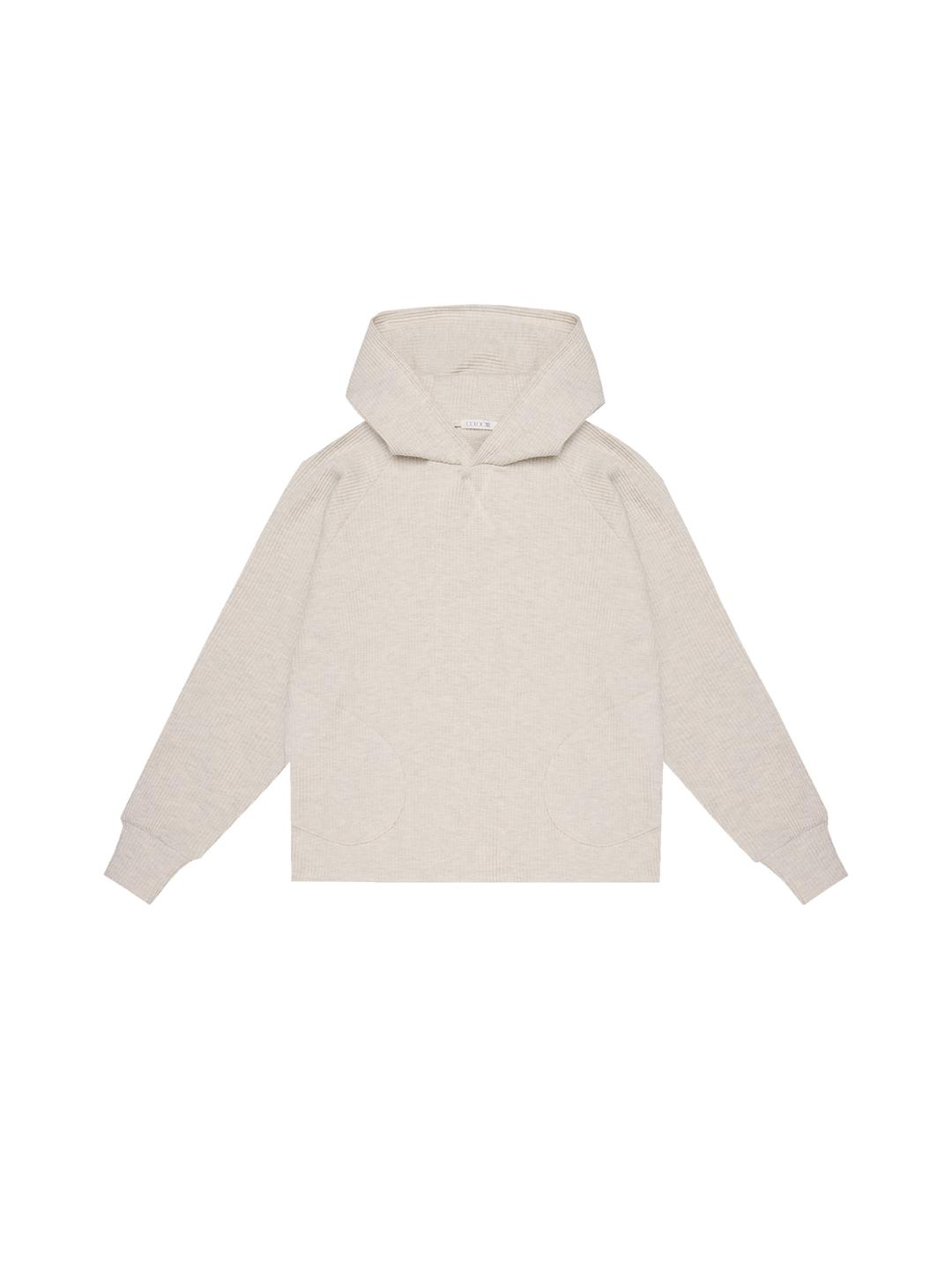 BLANKET HOOD MTM MELANGE OAT