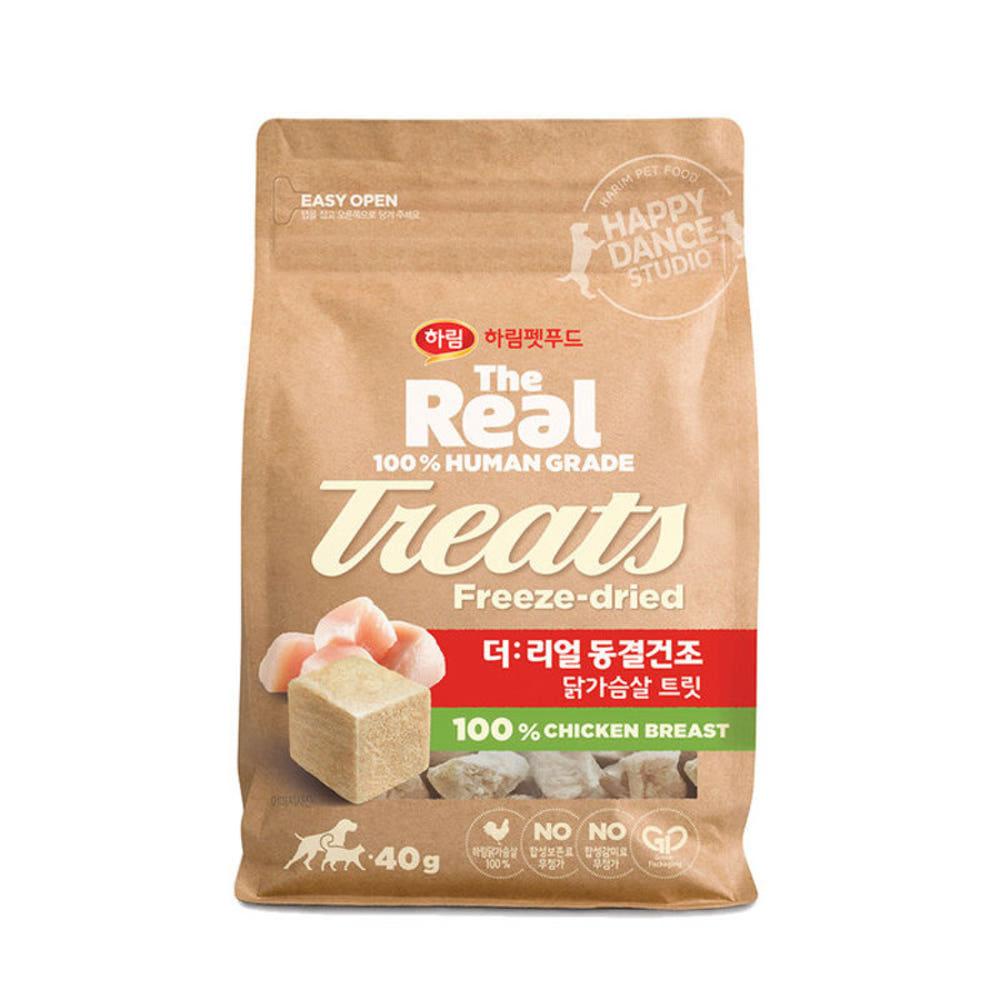 더리얼 동결건조 닭가슴살 트릿 40g 
