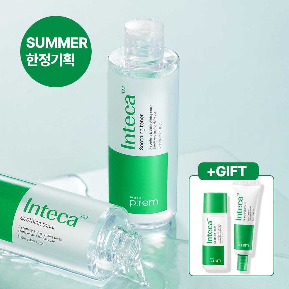 [기획세트] 메이크프렘 인테카 진정 토너 200ml (+20ml+크림31ml)