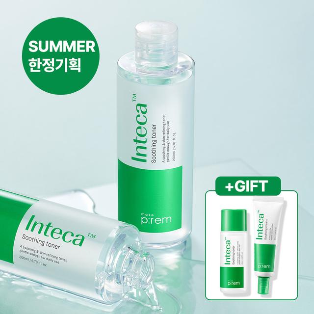 [기획세트] 메이크프렘 인테카 진정 토너 200ml (+20ml+크림31ml)