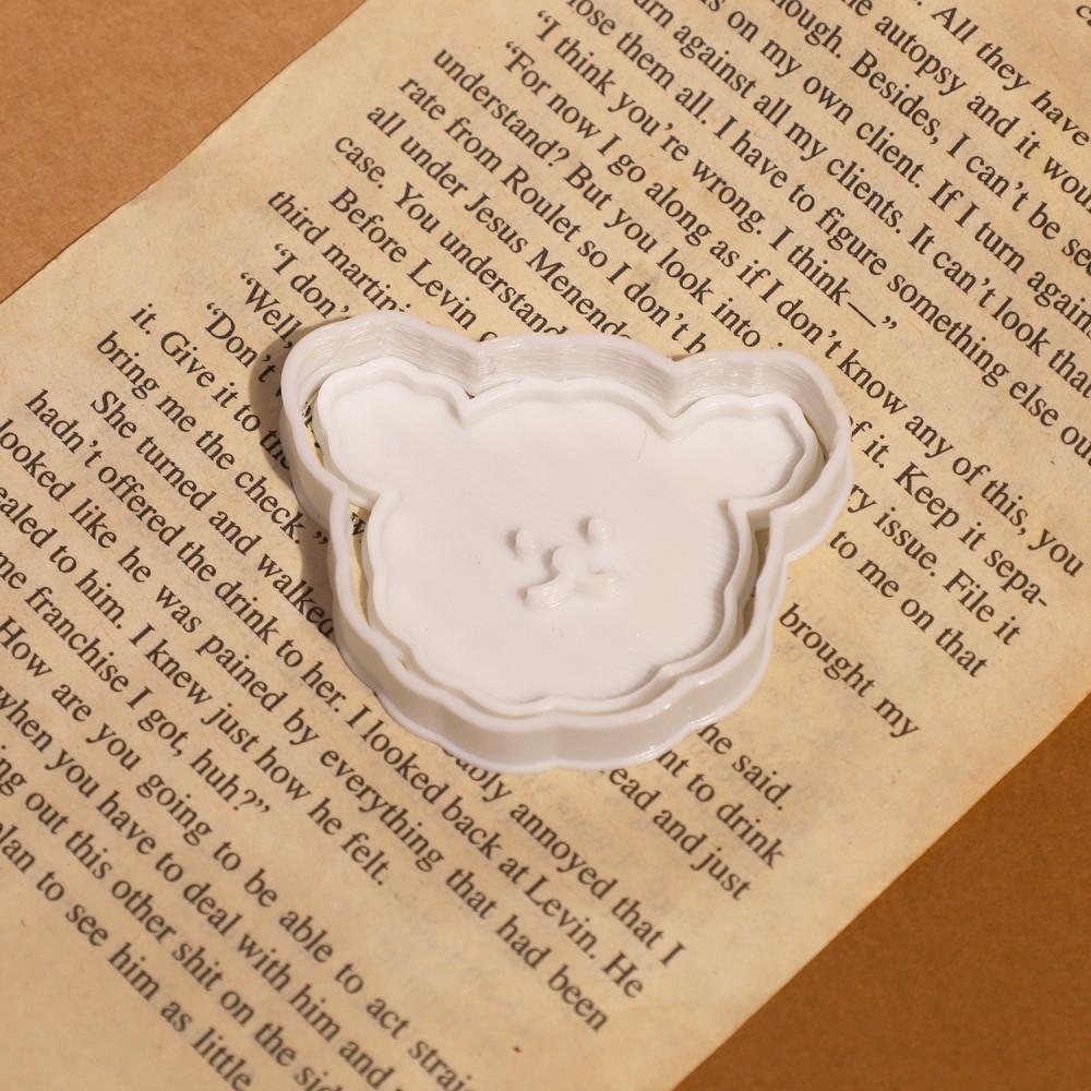 [삼덕쿠키]쫑긋 푸들 쿠키커터 수제 간식 틀 모양틀 홈베이킹