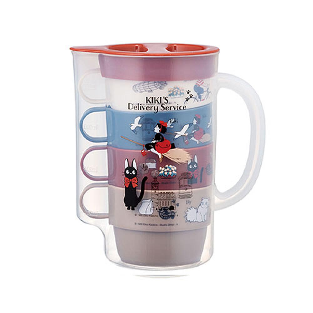 지브리 캐릭터 마녀배달부키키 4단컵 물통세트