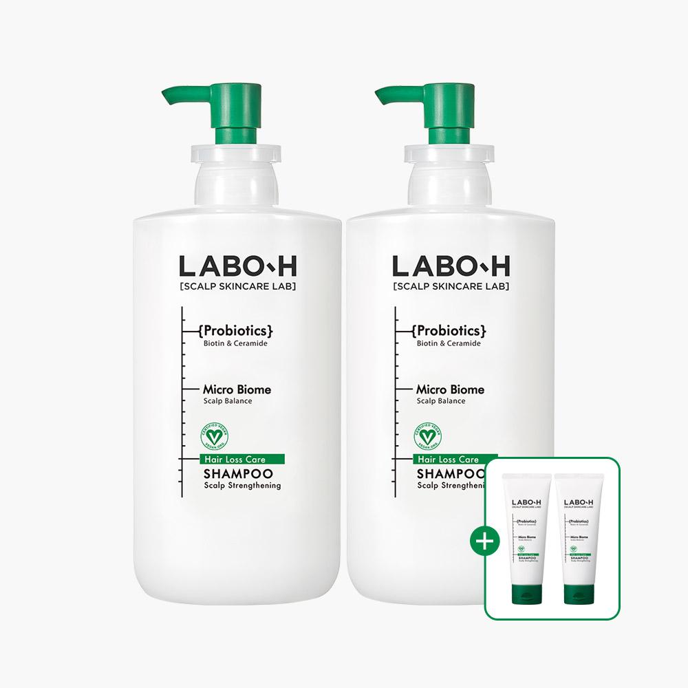 탈모증상완화 두피강화 샴푸 750ml 2개+두피강화 샴푸 112ml 2개