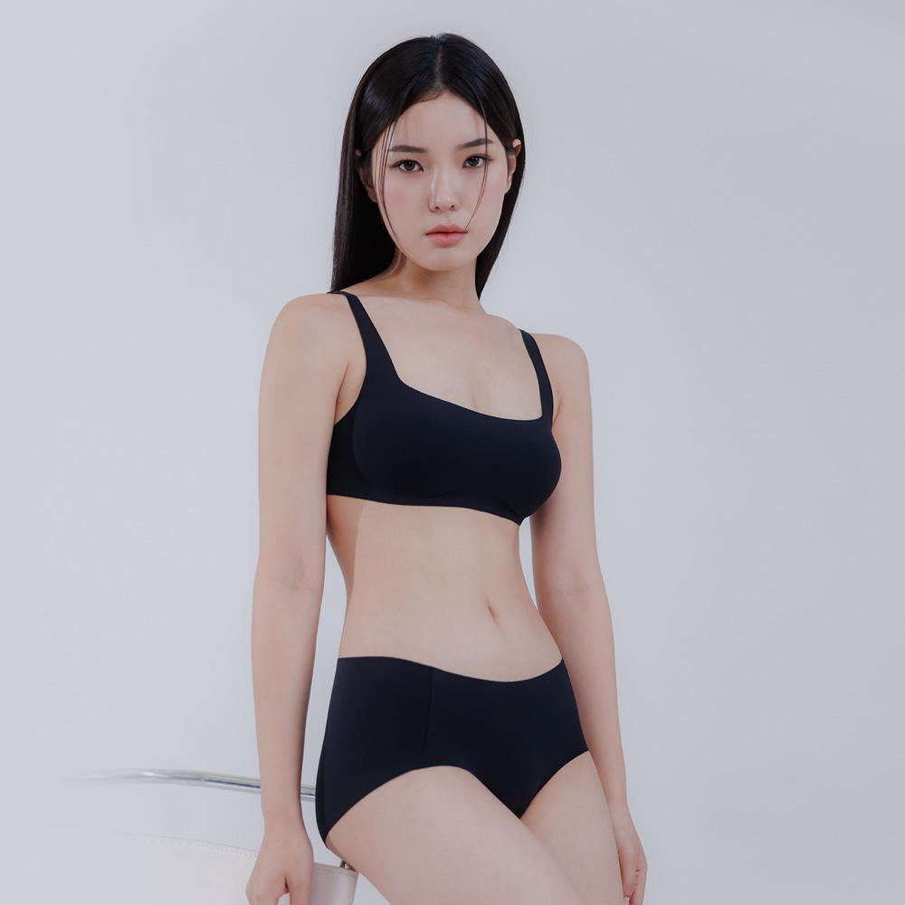 서포트미 포미 스퀘어넥 브라 + 팬티 1세트