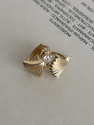 14k Magnoliae earrings