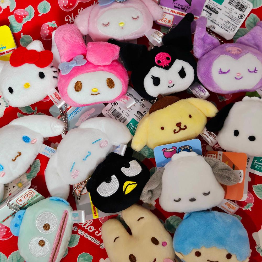 산리오 페이스마스코트 인형키링