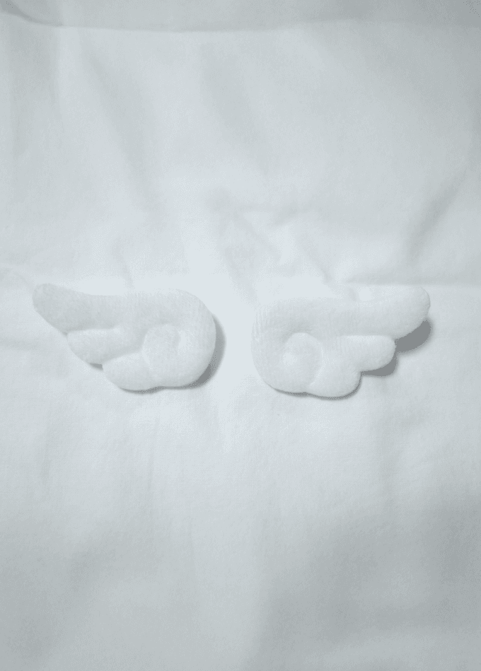 Mini Angel pin button (2pcs)