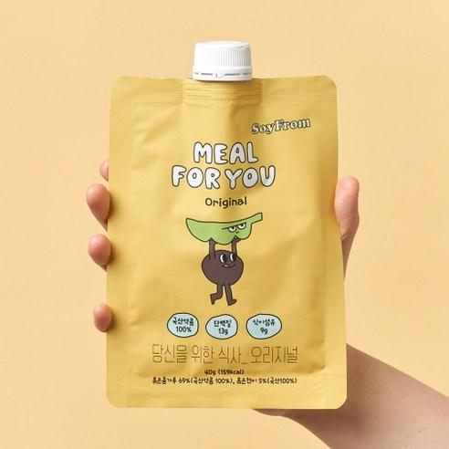 소이프롬 밀포유 오리지널 아침 식사대용 선식 통곡물 헬스 쉐이크