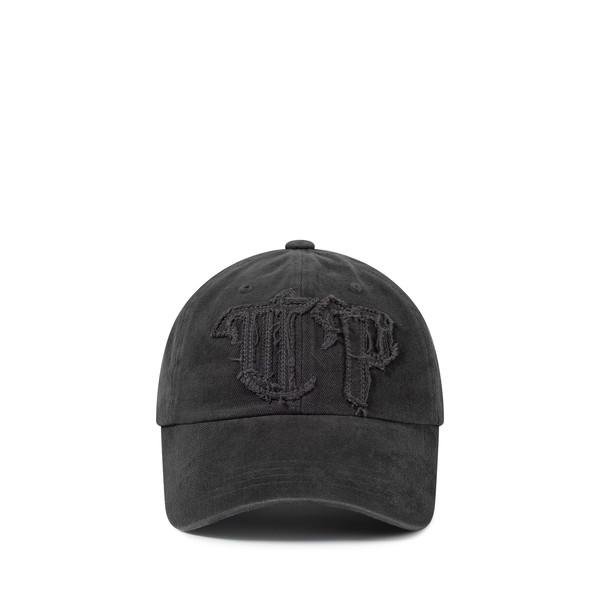 Gothic Patch Washed Ball Cap - Charcoal