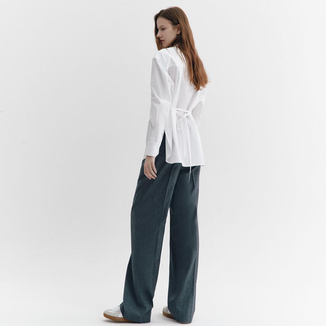 Back muliti tightening Shirts OFF WHITE