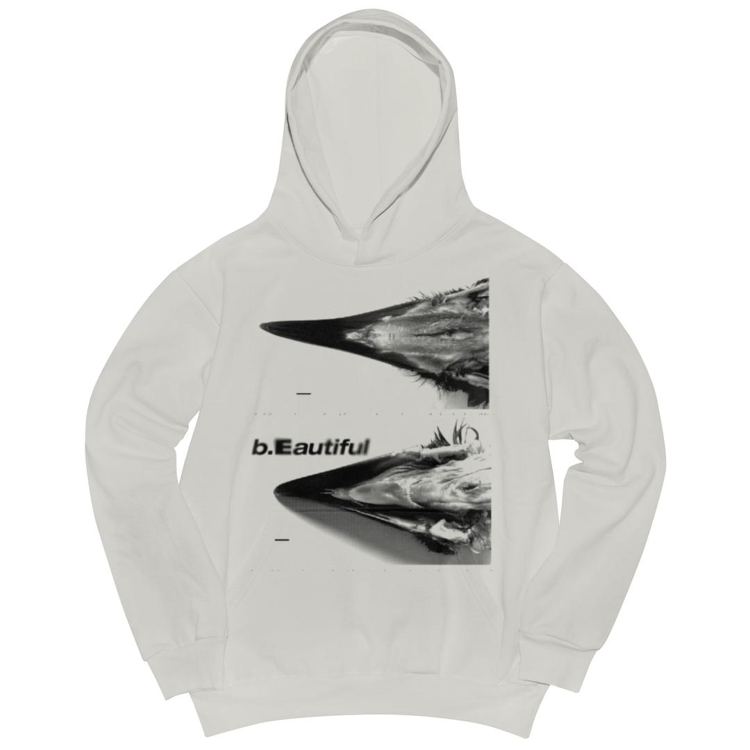 Crow Hoodie (Cement) - Medium