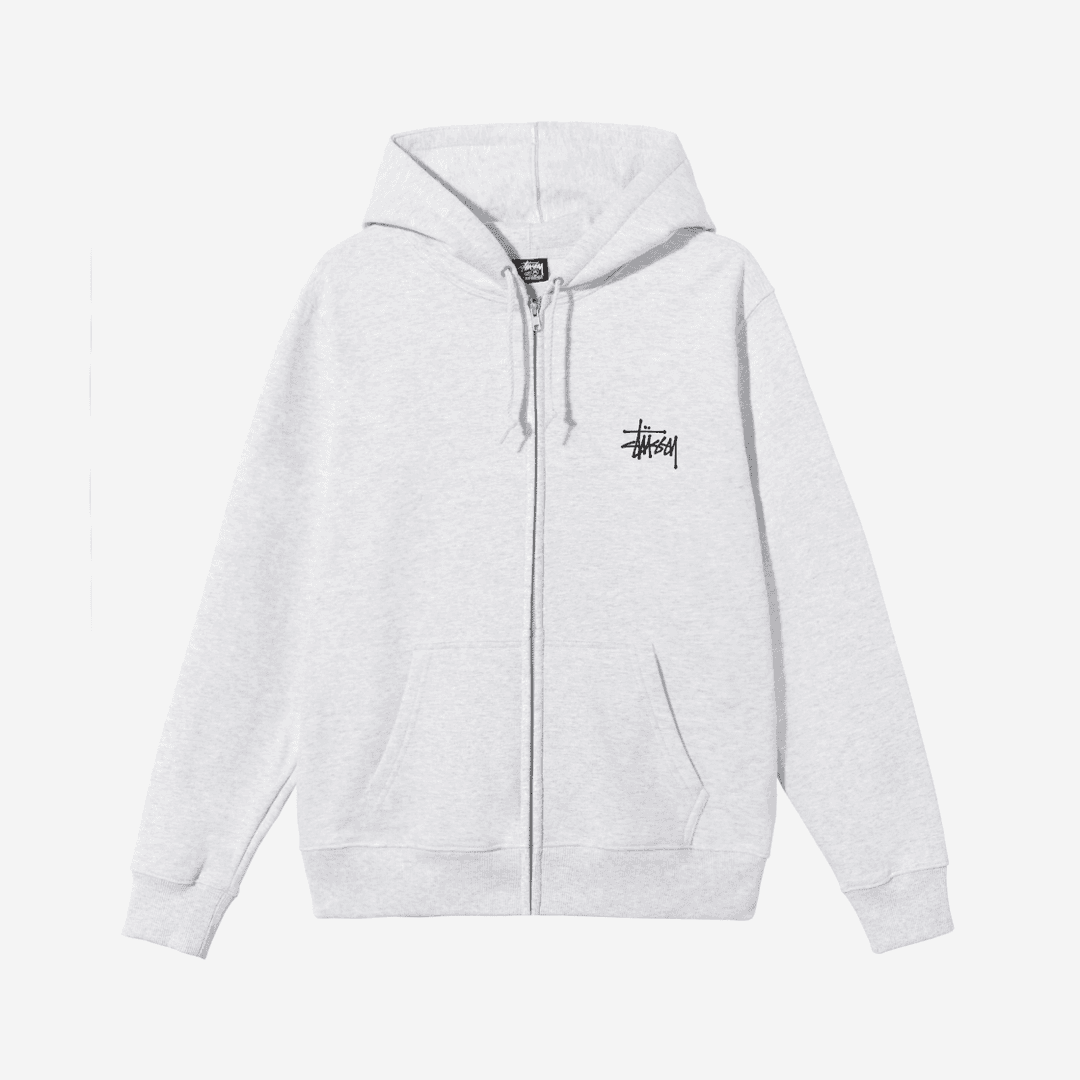 Stussy Basic Stussy Zip Hood Ash Heather 2022