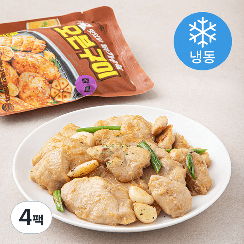 맛있닭 닭가슴살 오븐구이 갈릭 (냉동), 150g, 4팩