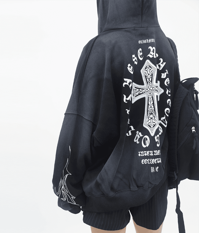 (유니섹스) 라피안 더티 투웨이 후드 집업