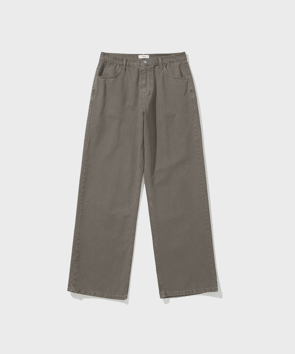 104 Garment Dyed Pants - Tan Beige