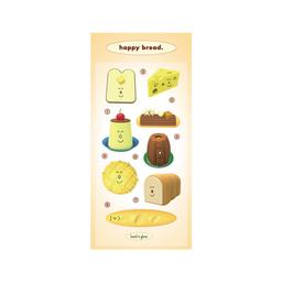 [hand in glove] happy bread sticker