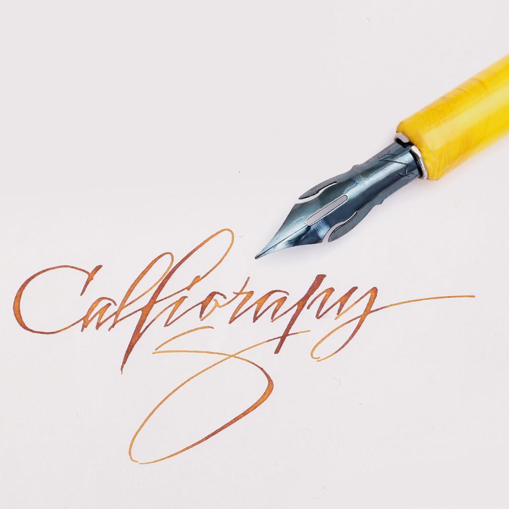 브라우스 steno 펜촉 찍어쓰는 아날로그 감성 캘리그라피 딥펜 드로잉 펜홀더 펜대