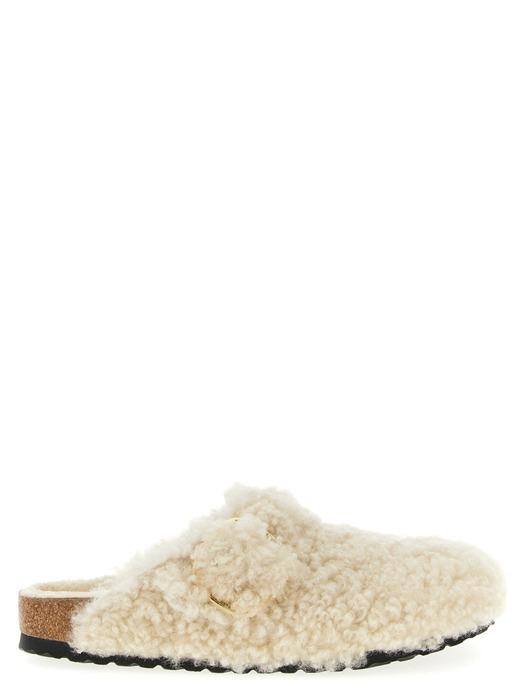 [버켄스탁] FW25 보스턴 빅 버클 테디 시어링 뮬 1025664EGGSHELL 6468757