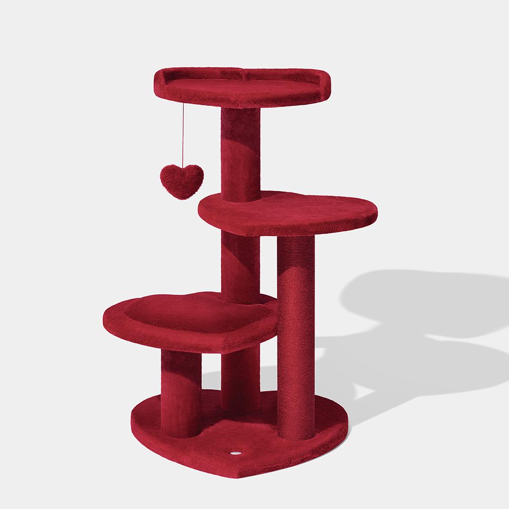 [무료배송] VETRESKA 레드하트 4단 캣타워