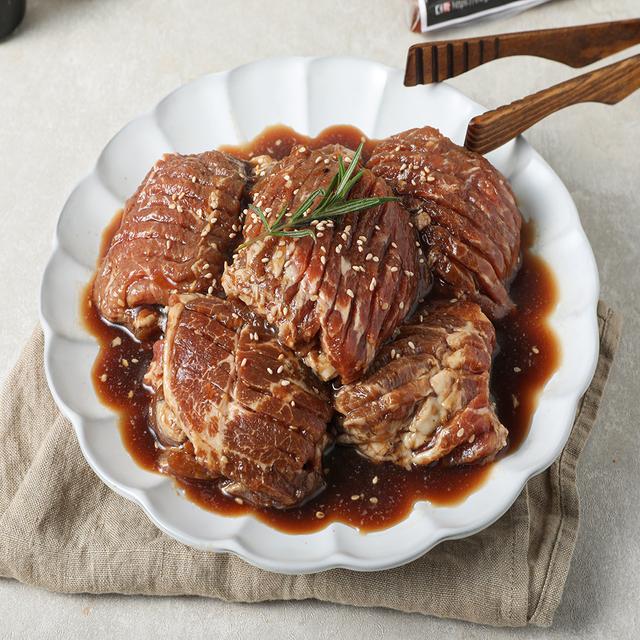 수제 돼지갈비 맛 양념목살 왕구이 300G 2팩+2팩