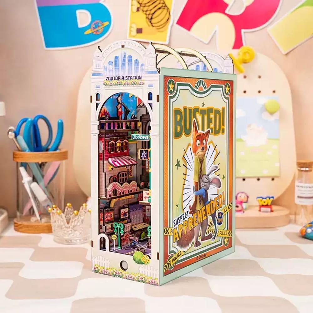 주토피아 북눅 북엔드 DIY 디즈니 책장 책꽂이 캐릭터북엔드