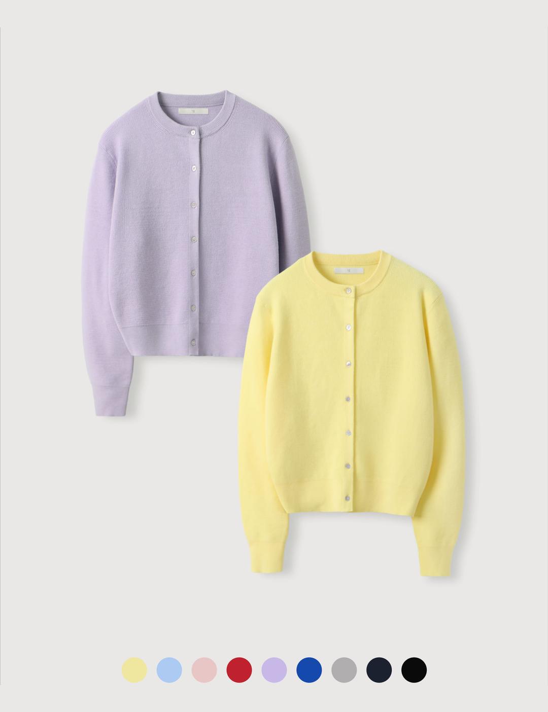 1+1 클래시 워셔블 라운드 가디건 (woman)