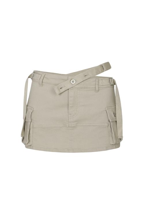 NIX MINI SKIRT beige