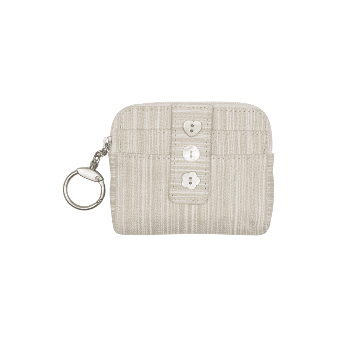 TCM 3 button pocket pouch (beige) (9/5 예약배송)