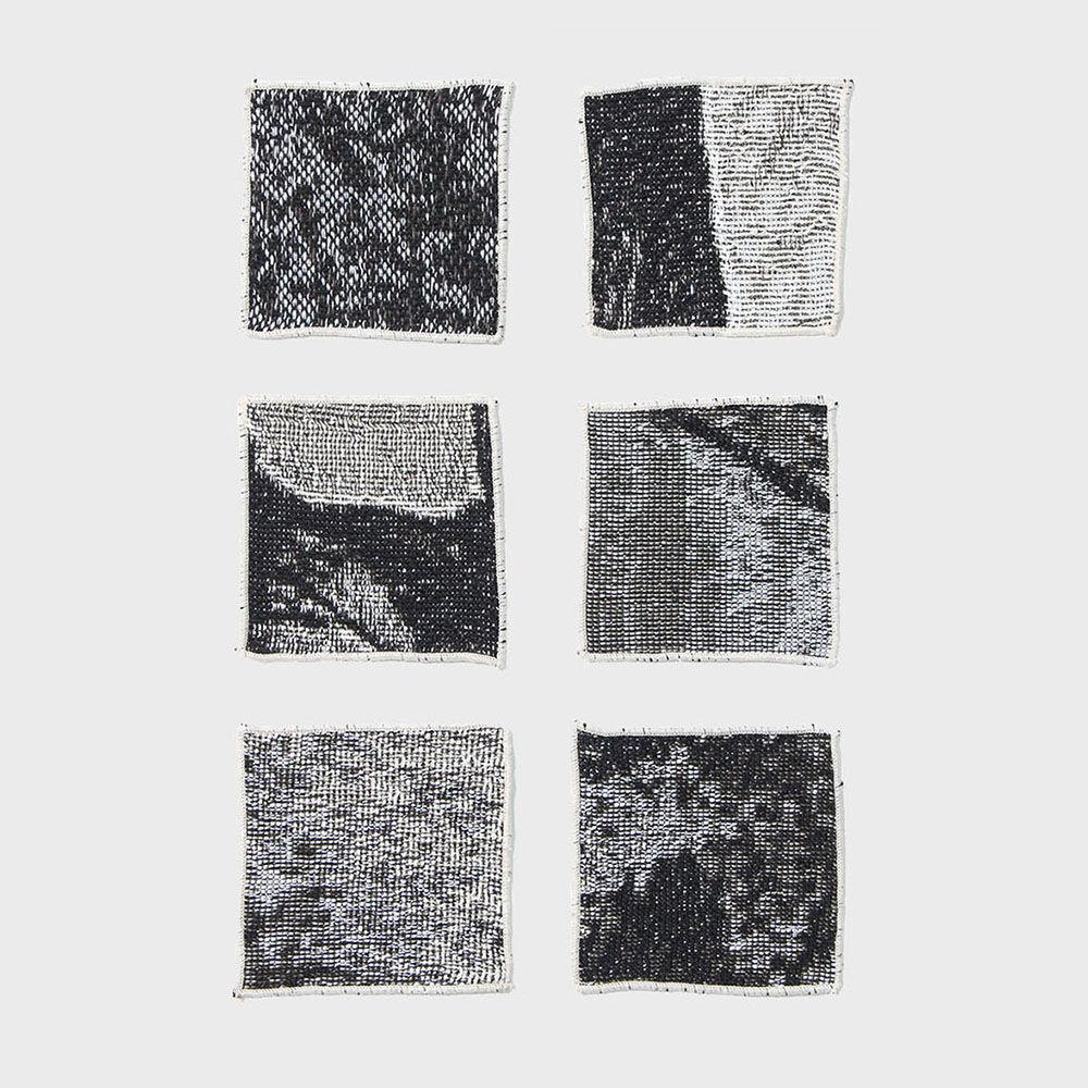 [SEOSEW] Tea coaster - Black/White