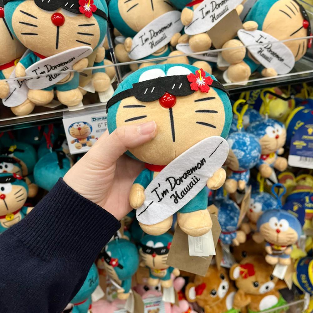 도라에몽 노진구 퉁퉁이 인형 아기인형 여름 하와이 서핑