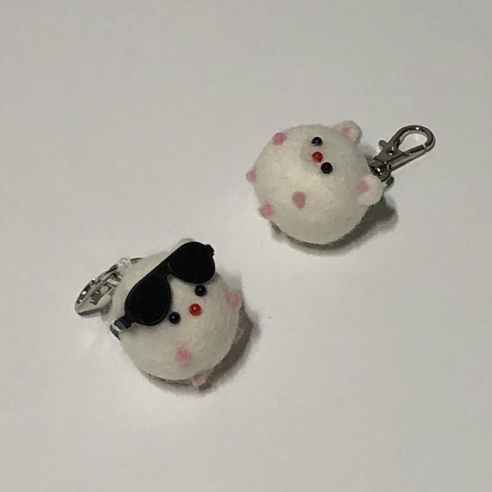 뮤즈스터프 선구리 햄쥐 키링 (Sunglasses hamster keyring)