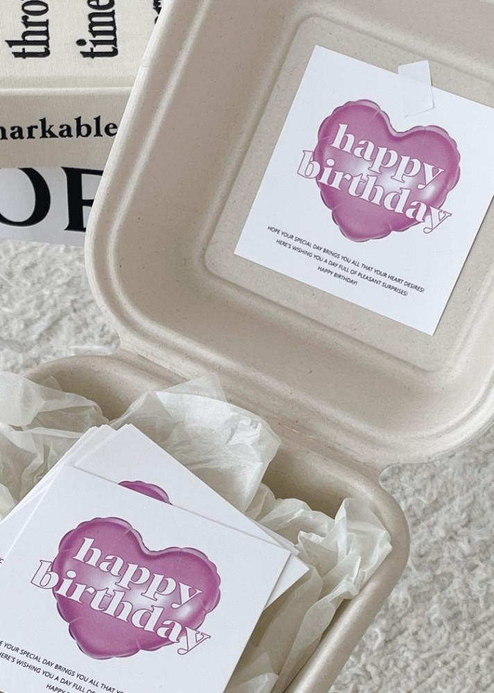 정사각 안내카드 제작 제품설명서 품질보증서 꽃집 메세지카드 엽서 (75x75mm)