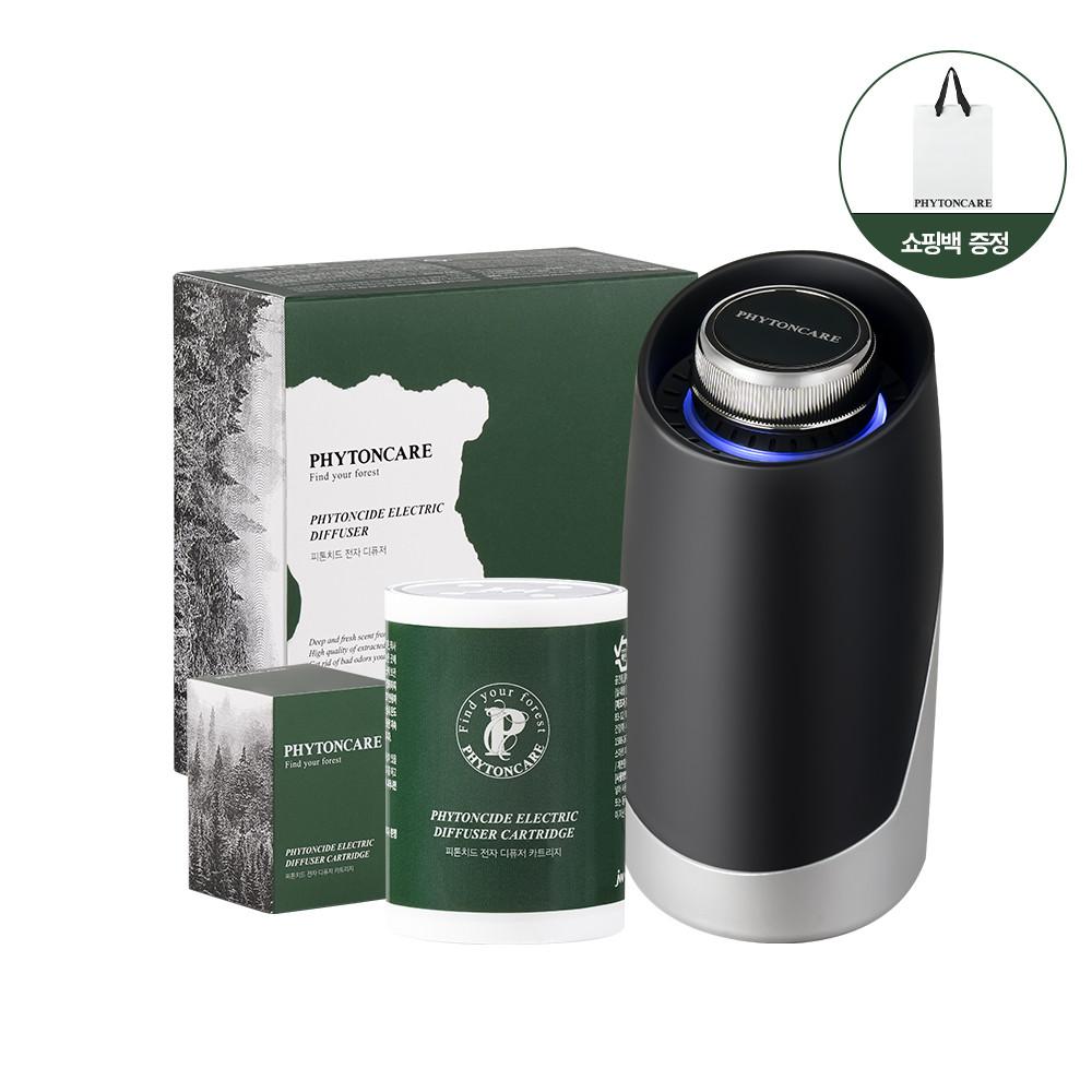 JW생활건강 피톤케어 실버 차량용 방향제 본품세트(디바이스+카트리지)