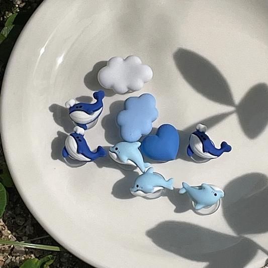 비니빈스 [당일출고] 썸머 고래 상어 지비츠 세트 (6pcs)