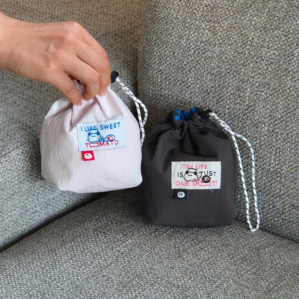 [파우치]BOMB String Pouch 2종 / 핸드폰 화장품 이너백 파우치