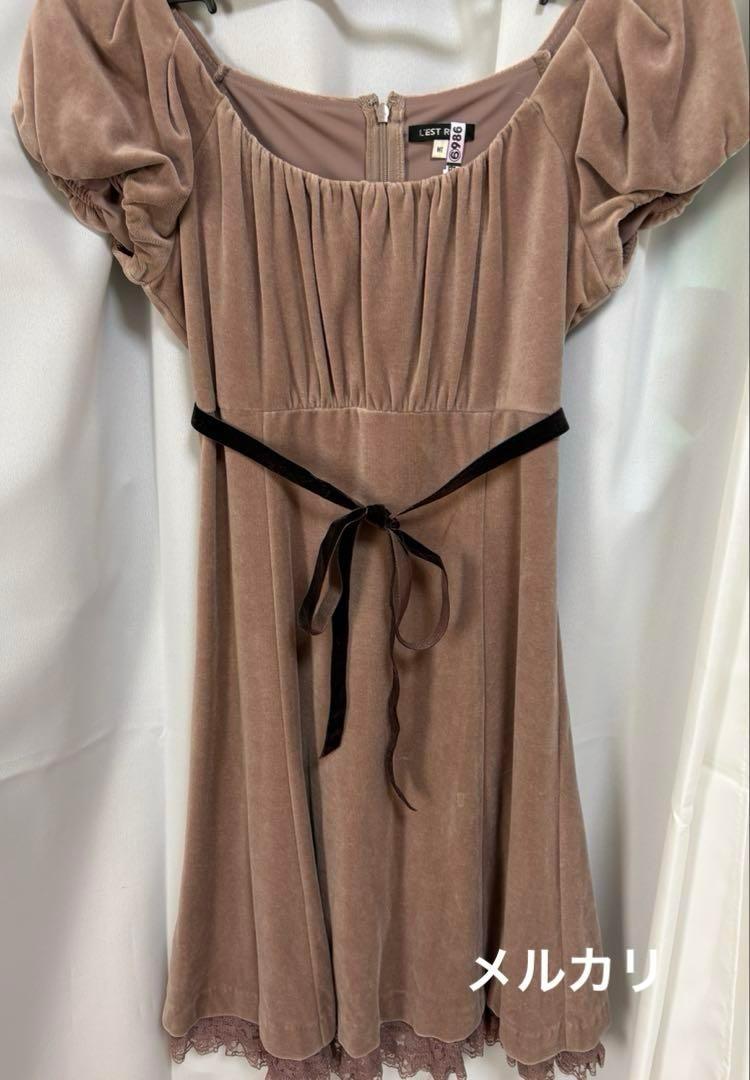 レストローズ　ローズピンク　ワンピース MT