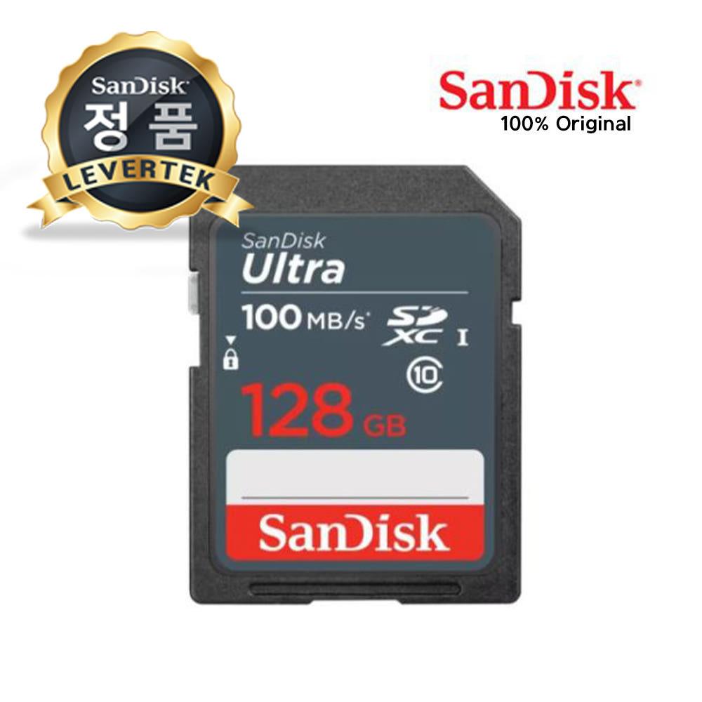 샌디스크 SD카드 128기가 Class10 울트라 128GB 네비 디카 DSLR 메모리카드
